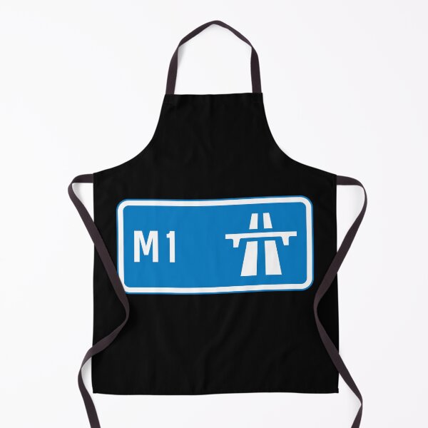 Item preview, London Bound - Blue M1 Motorway Sign designed and sold by WilliamsonMedia.