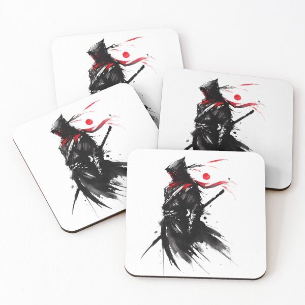 Item preview, Crimson Shadow: Ink Wash Ninja designed and sold by Lukasz Kobylka.