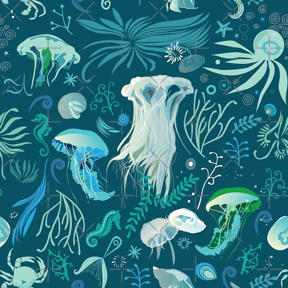 "Aqua pattern" by camcreativedk | Redbubble