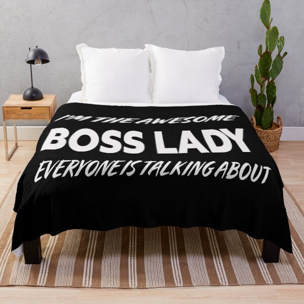Item preview, I'm The Awesome BOSS LADY Everyone Is Talking About  designed and sold by teecraftstudios.