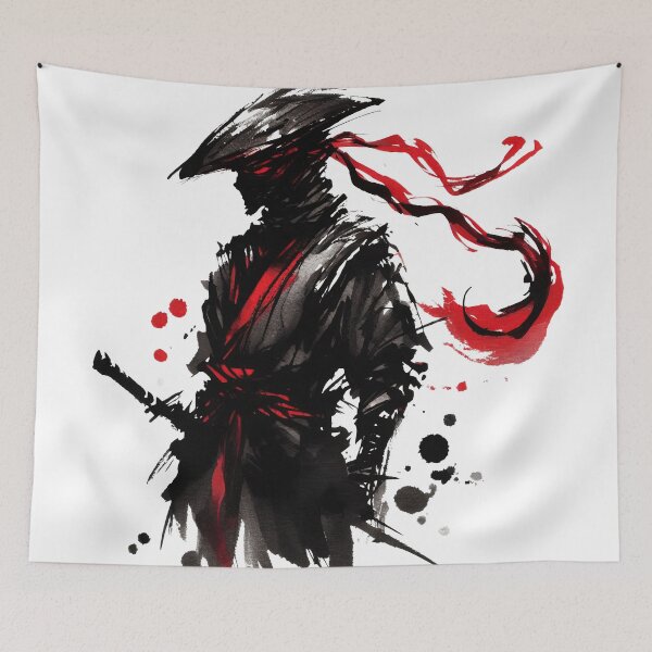Item preview, Crimson Shadow: Ink Wash Ninja designed and sold by Lukasz Kobylka.