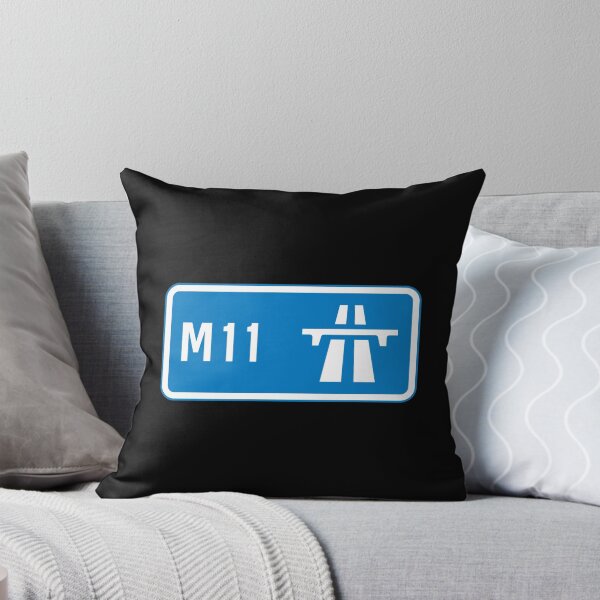 Item preview, London Bound - Blue M11 Motorway Sign designed and sold by WilliamsonMedia.