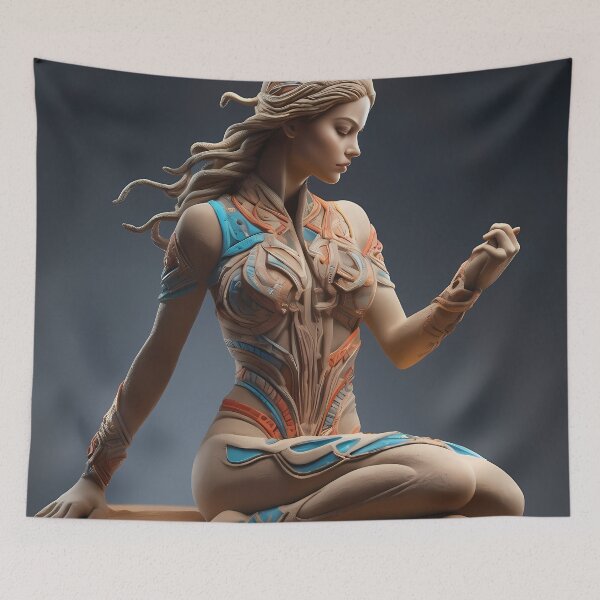 Item preview, Sand in Motion: The Ephemeral Beauty of the Sand Woman in the Digital Age. designed and sold by Artedig.