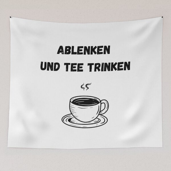 Item preview, Distract yourself and drink tea designed and sold by GRINspiration.