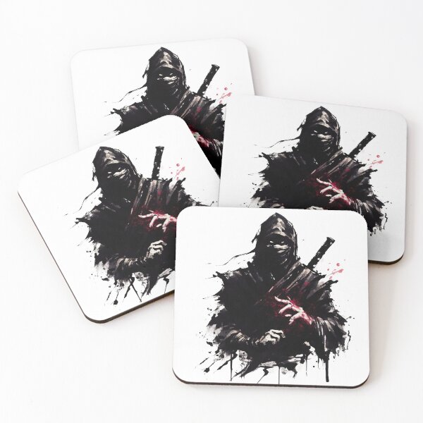 Item preview, Crimson Shadow: Ink Wash Ninja designed and sold by Lukasz Kobylka.