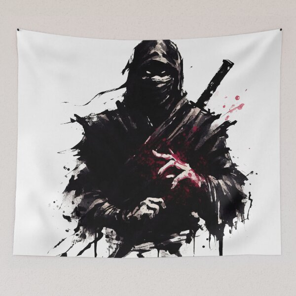 Item preview, Crimson Shadow: Ink Wash Ninja designed and sold by Lukasz Kobylka.