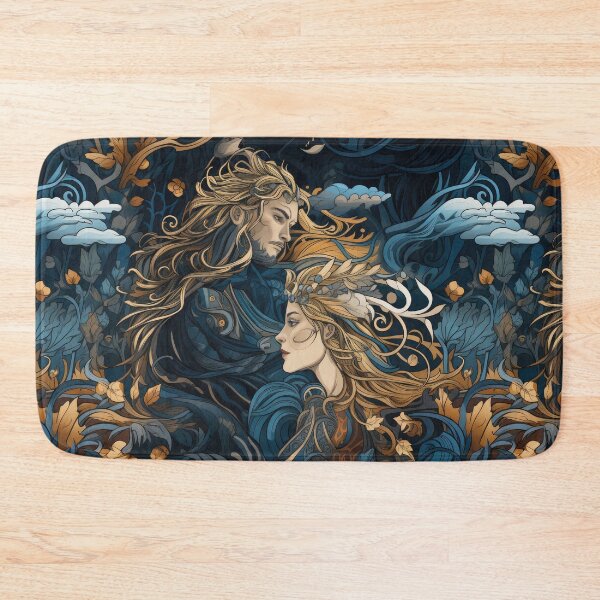 Item preview, A Nordic Saga - Tapestry style seamless pattern  designed and sold by NevernotmeUK.