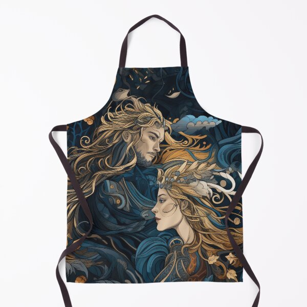 Item preview, A Nordic Saga - Tapestry style seamless pattern  designed and sold by NevernotmeUK.