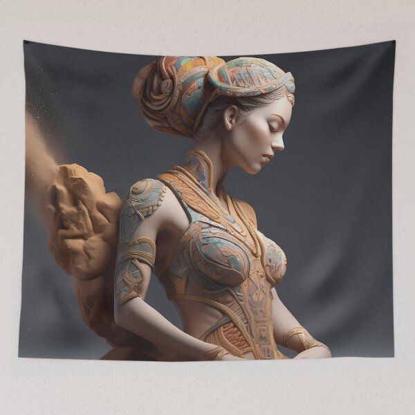 Item preview, Reimagining Myths: Digital Art That Transforms the Sand Woman into Contemporary Icons. designed and sold by Artedig.