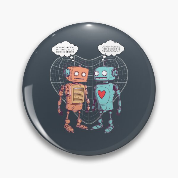 Artikelvorschau, Robots high tech love entworfen und verkauft von Introvertido.