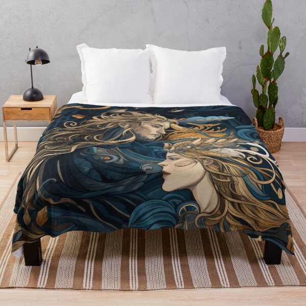 Item preview, A Nordic Saga - Tapestry style seamless pattern designed and sold by NevernotmeUK.