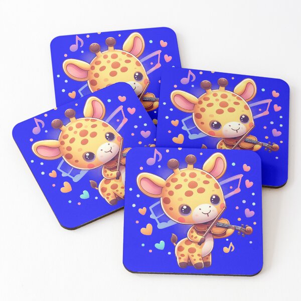 Item preview,  Adorable Violin Player Giraffe designed and sold by DigiDreamyArt.