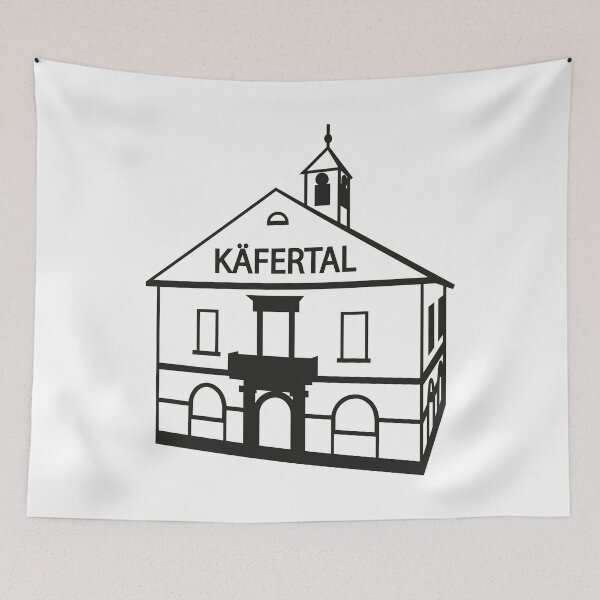 Item preview, KÄFERTAL Town Hall (crack, white) designed and sold by MonnemKefferdal.