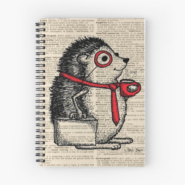 Item preview, Hedgehog with Monocle designed and sold by Tami Boyce.