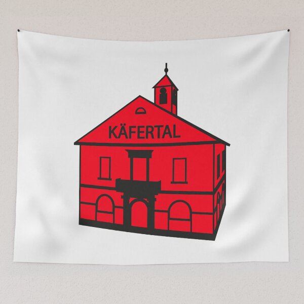 Item preview, KÄFERTAL Town Hall (crack, red) designed and sold by MonnemKefferdal.