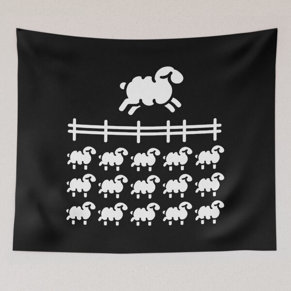 Item preview, Sweet Dreams Sheep Illustration designed and sold by OblakShop.