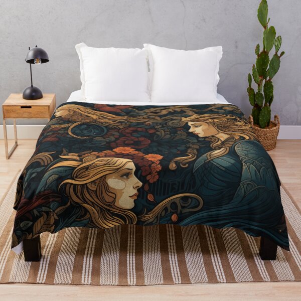 Item preview, A Nordic Saga II - Tapestry style seamless pattern designed and sold by NevernotmeUK.
