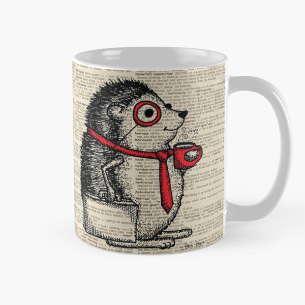 Item preview, Hedgehog with Monocle designed and sold by Tami Boyce.