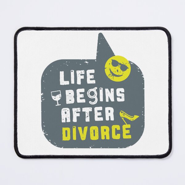 Item preview, LIFE BEGINS AFTER DIVORCE designed and sold by Tshirtalk.
