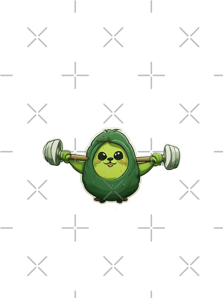 Thumbnail 4 of 4, iPhone Case, lifting avocado designed and sold by McodeStudio.