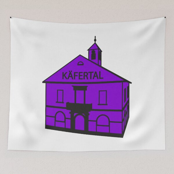 Item preview, KÄFERTAL Town Hall (crack, purple) designed and sold by MonnemKefferdal.