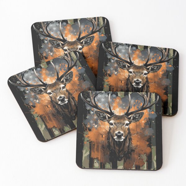 Item preview, Deer Hunting Camo US Flag for Hunters Vintage designed and sold by Billianidesigns.