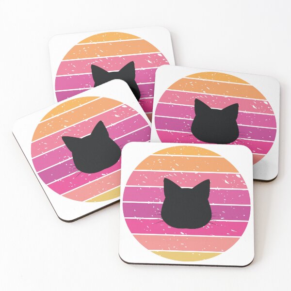 Item preview, Retro Sunset Cat Silhouette designed and sold by JPareDesign.