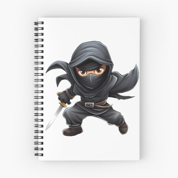 Artikelvorschau, Niedlicher Cartoon-Ninja, Karate, Ninjutsu, Taekwondo, Jujitsu, Kampfsportarten entworfen und verkauft von Lumora.Studio.