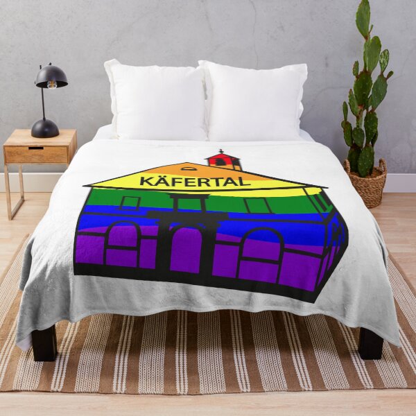 Item preview, BEETLE VALLEY Town Hall (Riss, Rainbow/LGBTQ) designed and sold by MonnemKefferdal.