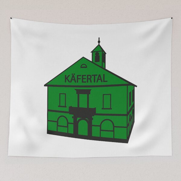 Item preview, KÄFERTAL Town Hall (crack, green) designed and sold by MonnemKefferdal.