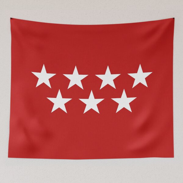 Item preview, Bandera de la provincia de Madrid, Comunidad de Madrid, España designed and sold by lagunaklein.