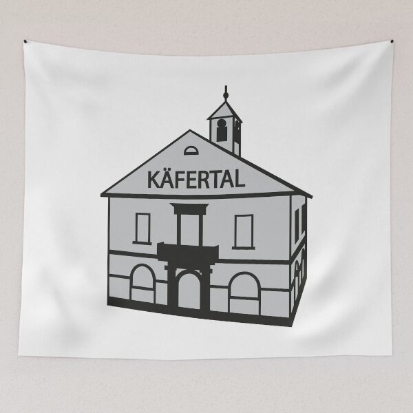 Item preview, KÄFERTAL Town Hall (crack, grey) designed and sold by MonnemKefferdal.