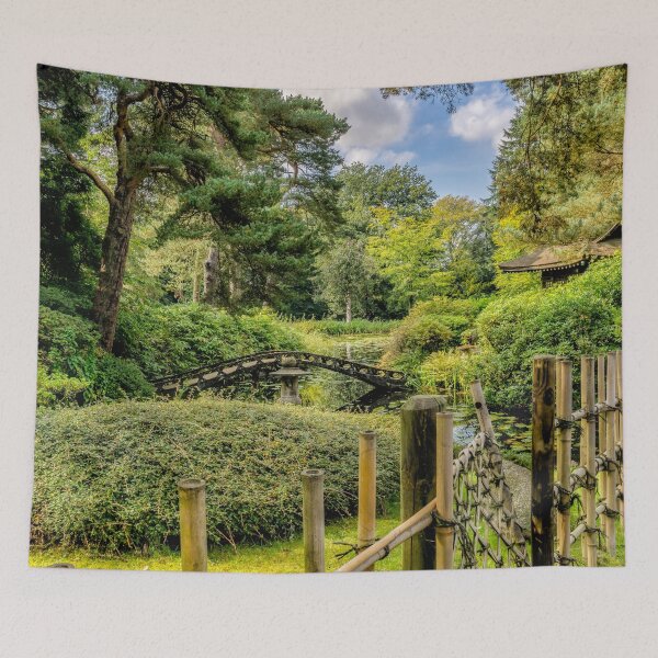 Item preview, Ornate Garden Bridge Over Pond designed and sold by AJEvans.