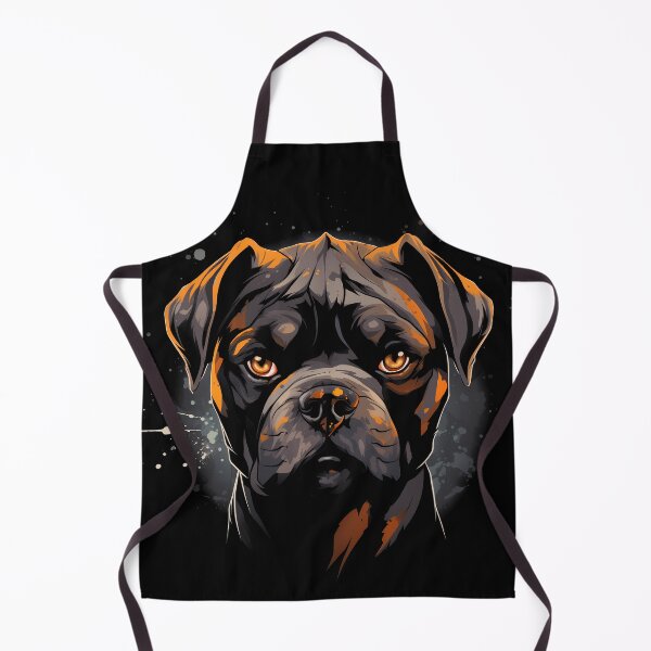 Item preview, Cute Illustration Of Black Cane Corso Puppy Head designed and sold by NBSStore.