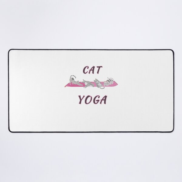 Item preview, Cat yoga designed and sold by AnnMaryGreenArt.