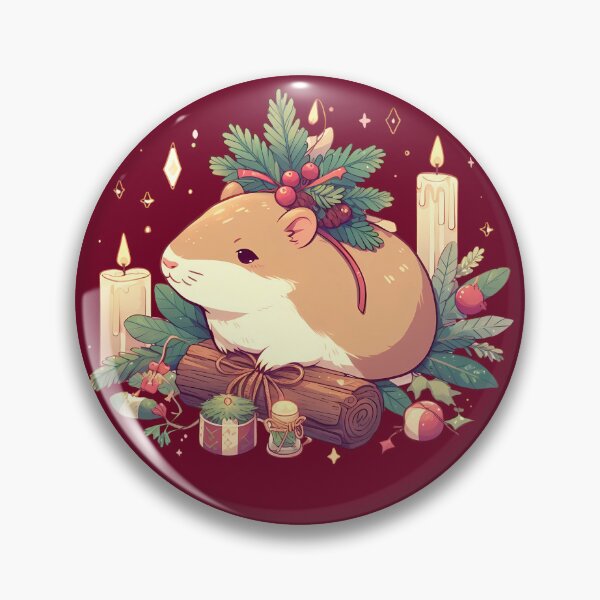 Item preview, Yuletide Capybara, A Festive Holiday Capy designed and sold by WhatsUpStyle.