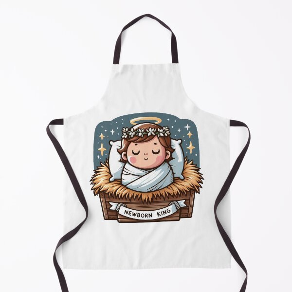 Item preview, Newborn King Jesus Christ sleeping in the manger designed and sold by plushism.
