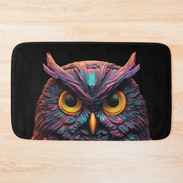 Item preview, Cyberpunk Owl Beautiful Colors designed and sold by Aquillashop.