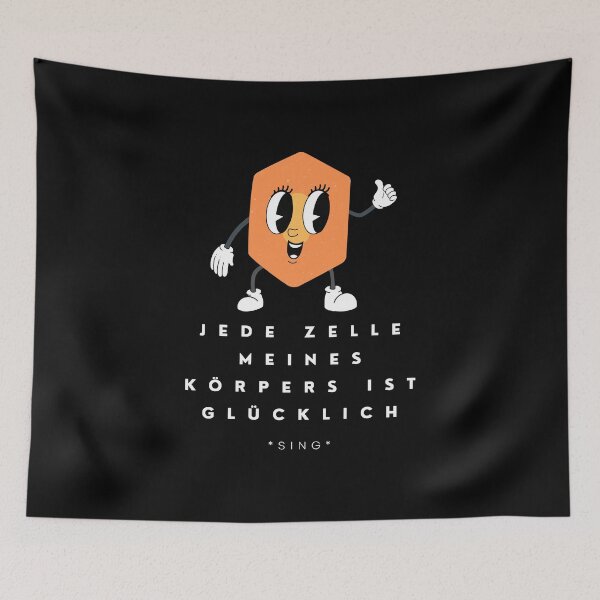 Item preview, Every cell in my body is happy Looking like Miss Minutes designed and sold by badbug.