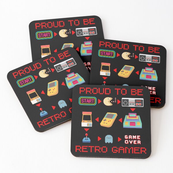 Item preview, Proud to be retro gamer designed and sold by THISisIT-eshop.