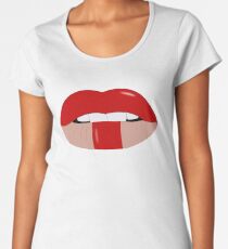 Queen's Lipstick Women's Premium T-Shirt