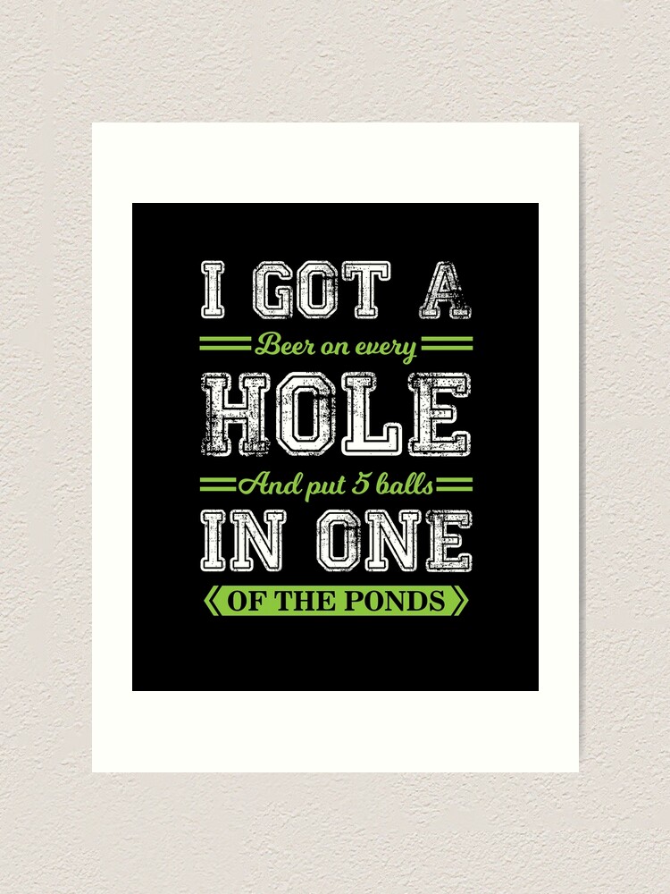 I got a beer on every hole, drinking games shirt, beer lover gift, craft  beer shirts, beer gifts men, beer gifts for dad, drinking shirt