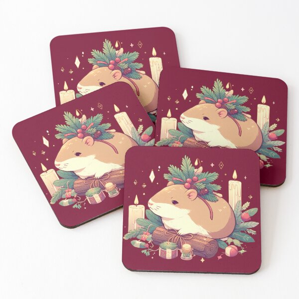 Item preview, Yuletide Capybara, A Festive Holiday Capy designed and sold by WhatsUpStyle.