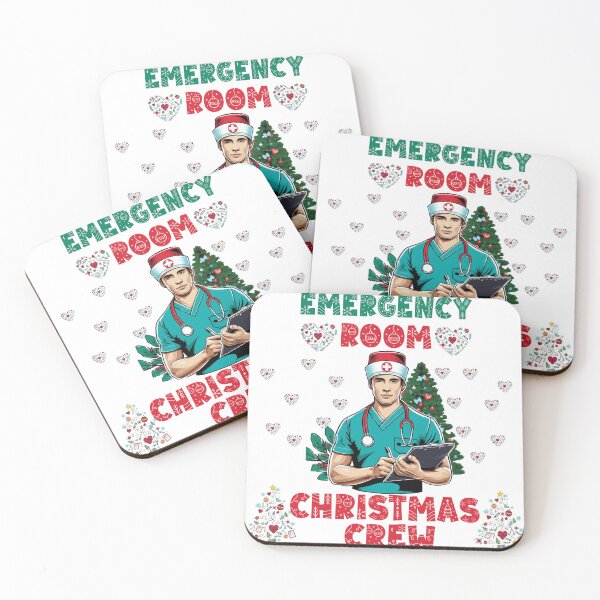 Item preview, emergency room nurse christmas crew |men design designed and sold by TshirtTalkYou.