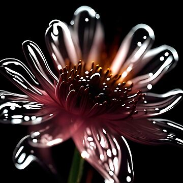 Artwork thumbnail, AI Art- Glass Flowers #11 by wohnfuehlfabrik