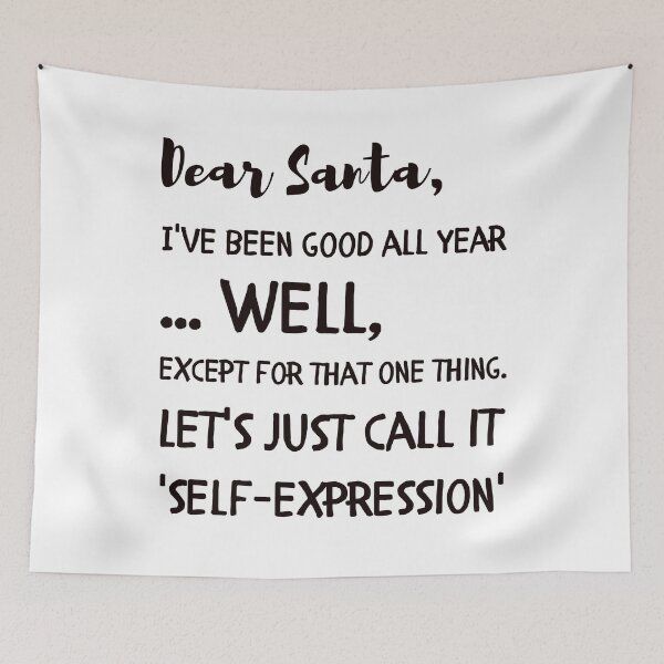 Item preview, Festive Rebellion. Naughty Nice Vibes. Dear Santa, |  designed and sold by GiveMeMood.