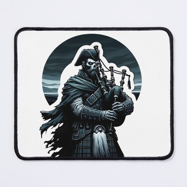 Item preview, Ghostly Bagpiper designed and sold by Truck Stop One.