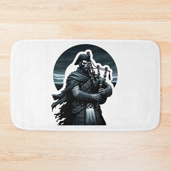 Item preview, Ghostly Bagpiper designed and sold by Truck Stop One.