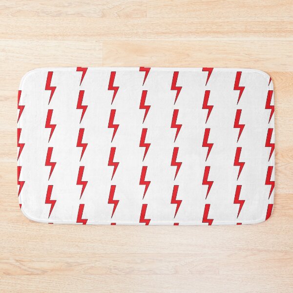 Item preview, Lightning bolt | Red Flash Energy with black outline -  designed and sold by PurpleLoveStore.