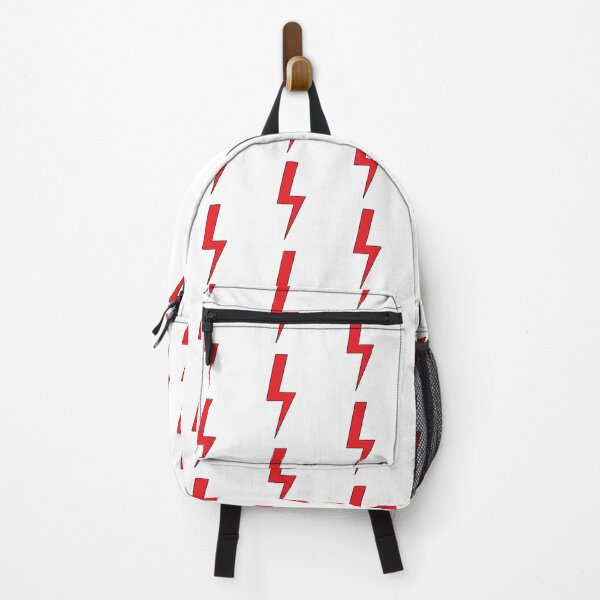 Item preview, Lightning bolt | Red Flash Energy with black outline - designed and sold by PurpleLoveStore.